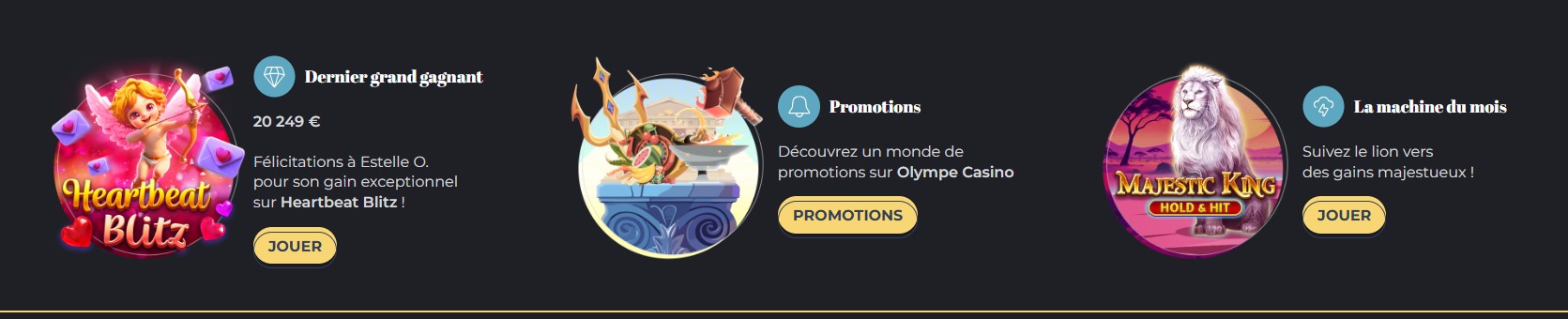 Olympe casino france